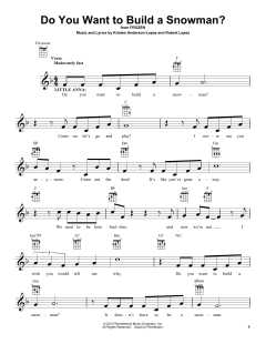 Do You Want To Build A Snowman? von Robert Lopez (Download) 
