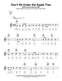 Don't Sit Under The Apple Tree von Lew Brown (Download) 