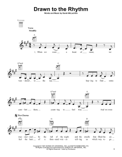Drawn To The Rhythm von Sarah McLachlan (Download) 