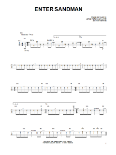Enter Sandman von Metallica (Download) 