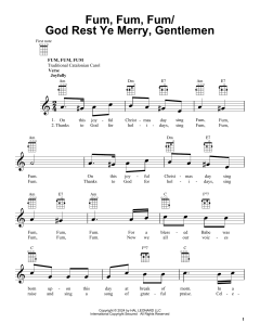 Fum, Fum, Fum/God Rest Ye Merry, Gentlemen Christmas Medley von Various (Download) 