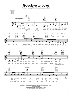 Goodbye To Love von The Carpenters (Download) 