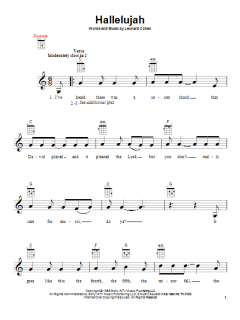 Hallelujah von Leonard Cohen (Download) 