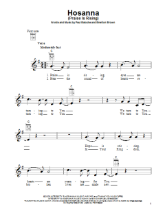 Hosanna von Paul Baloche (Download) 