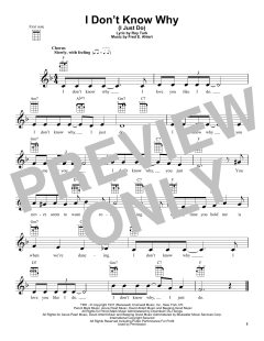 I Don't Know Why von Roy Turk (Download) 