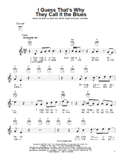 I Guess That's Why They Call It The Blues von Elton John (Download) 