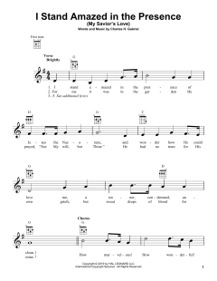 I Stand Amazed In The Presence (Download) 