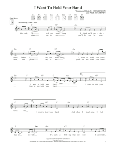 I Want To Hold Your Hand von The Beatles (Download) 