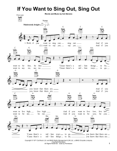 If You Want To Sing Out, Sing Out von Cat Stevens (Download) 