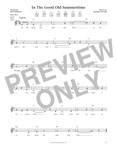 In The Good Old Summertime von Ren Shields (Download) 