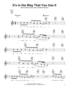 It's In The Way That You Use It von Eric Clapton (Download) 