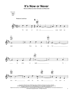 It's Now Or Never von Elvis Presley (Download) 