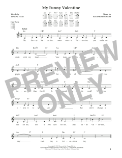 My Funny Valentine (Download) 