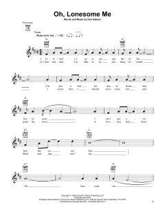Oh, Lonesome Me (Download) 