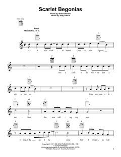 Scarlet Begonias (Download) 