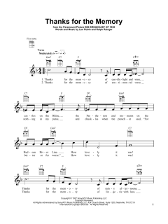 Thanks For The Memory (Download) 