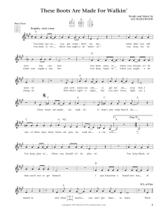 These Boots Are Made For Walkin' (Download) 