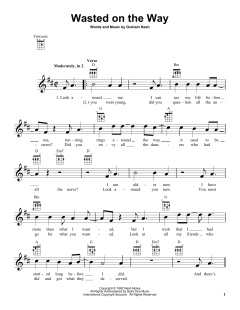 Wasted On The Way (Download) 