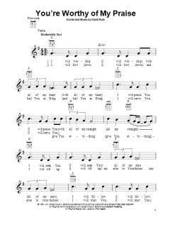 You're Worthy Of My Praise (Download) 