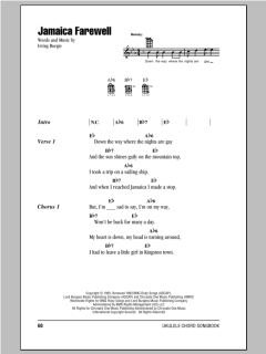 Jamaica Farewell (Download) 