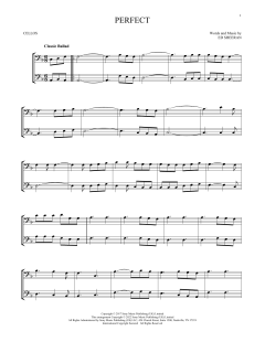 Perfect von Ed Sheeran (Download) 