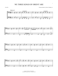 We Three Kings Of Orient Are von Jr. John H. Hopkins (Download) 