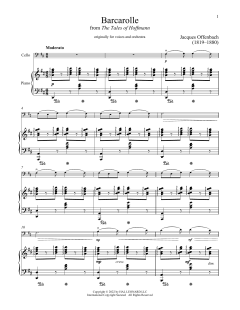 Barcarolle von Jacques Offenbach (Download) 