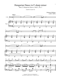 Hungarian Dance No. 5 von Johannes Brahms (Download) 