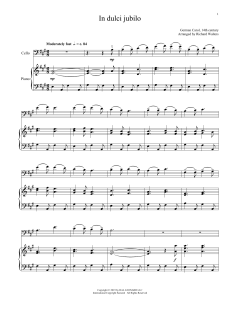In Dulci Jubilo von 14th Century German Melody (Download) 