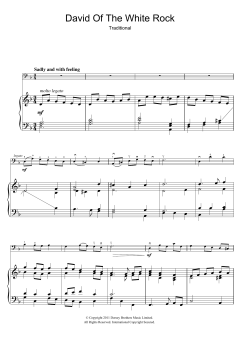 David Of The White Rock von Traditional (Download) 
