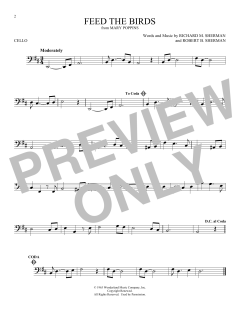 Feed The Birds von Robert Bernard Sherman (Download) 