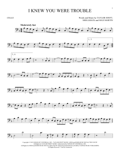 I Knew You Were Trouble von Taylor Swift (Download) 