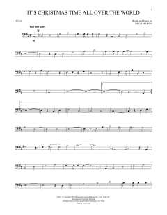 It's Christmas Time All Over The World von Hugh Martin (Download) 