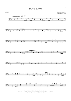 Love Song von Sara Bareilles (Download) 