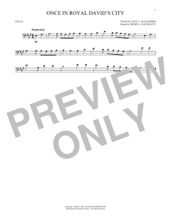 Once In Royal David's City von Cecil Frances Alexander (Download) 