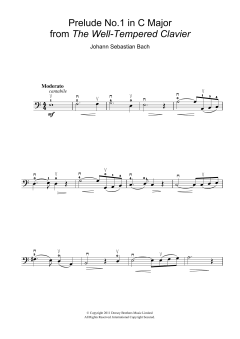 Prelude No.1 in C Major von Johann Sebastian Bach (Download) 