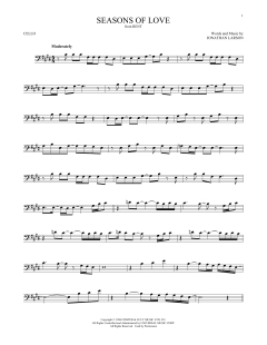 Seasons Of Love von Jonathan Larson (Download) 