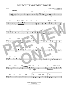 You Don't Know What Love Is von Carol Bruce (Download) 