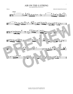 Air von Johann Sebastian Bach (Download) 