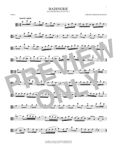 Badinerie von Johann Sebastian Bach (Download) 