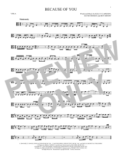 Because Of You von Kelly Clarkson (Download) 