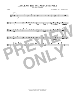 Dance Of The Sugar Plum Fairy, Op. 71a von Pyotr Il'yich Tchaikovsky (Download) 