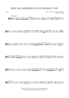 How Am I Supposed To Live Without You von Michael Bolton (Download) 