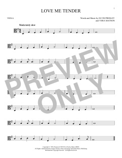 Love Me Tender von Elvis Presley (Download) 