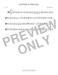 Masters In This Hall von Traditional English (Download) 