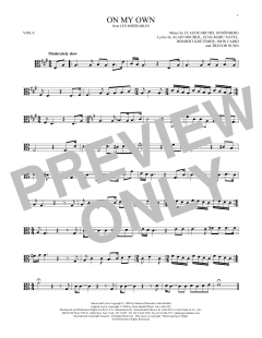 On My Own von Herbert Kretzmer (Download) 