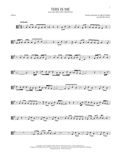 This Is Me von Benj Pasek (Download) 