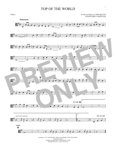 Top Of The World von The Carpenters (Download) 