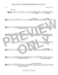 Waltz In C-Sharp Minor, Op. 64, No. 2 von Frédéric Chopin (Download) 