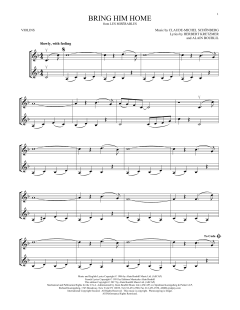 Bring Him Home von Herbert Kretzmer (Download) 